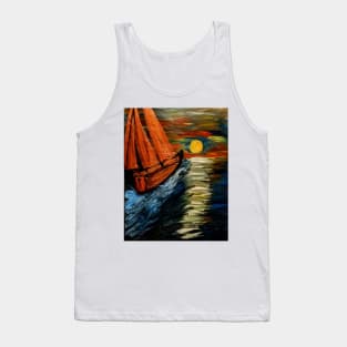 Sailing off into the sunset Tank Top